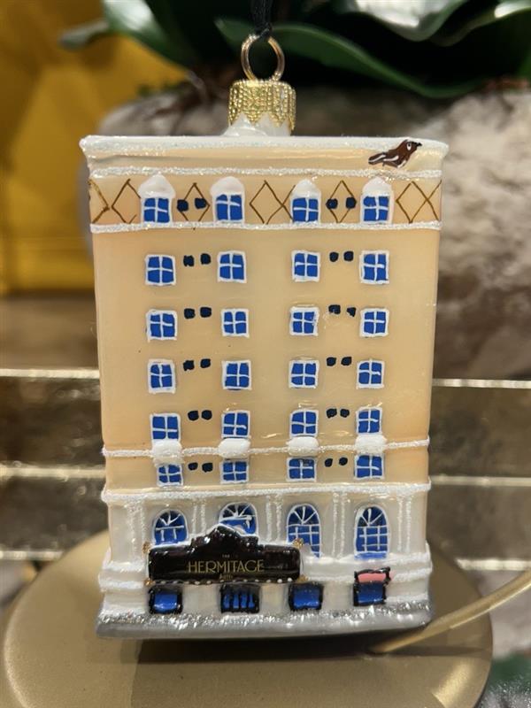 The Hermitage Hotel 3D Christmas Ornament