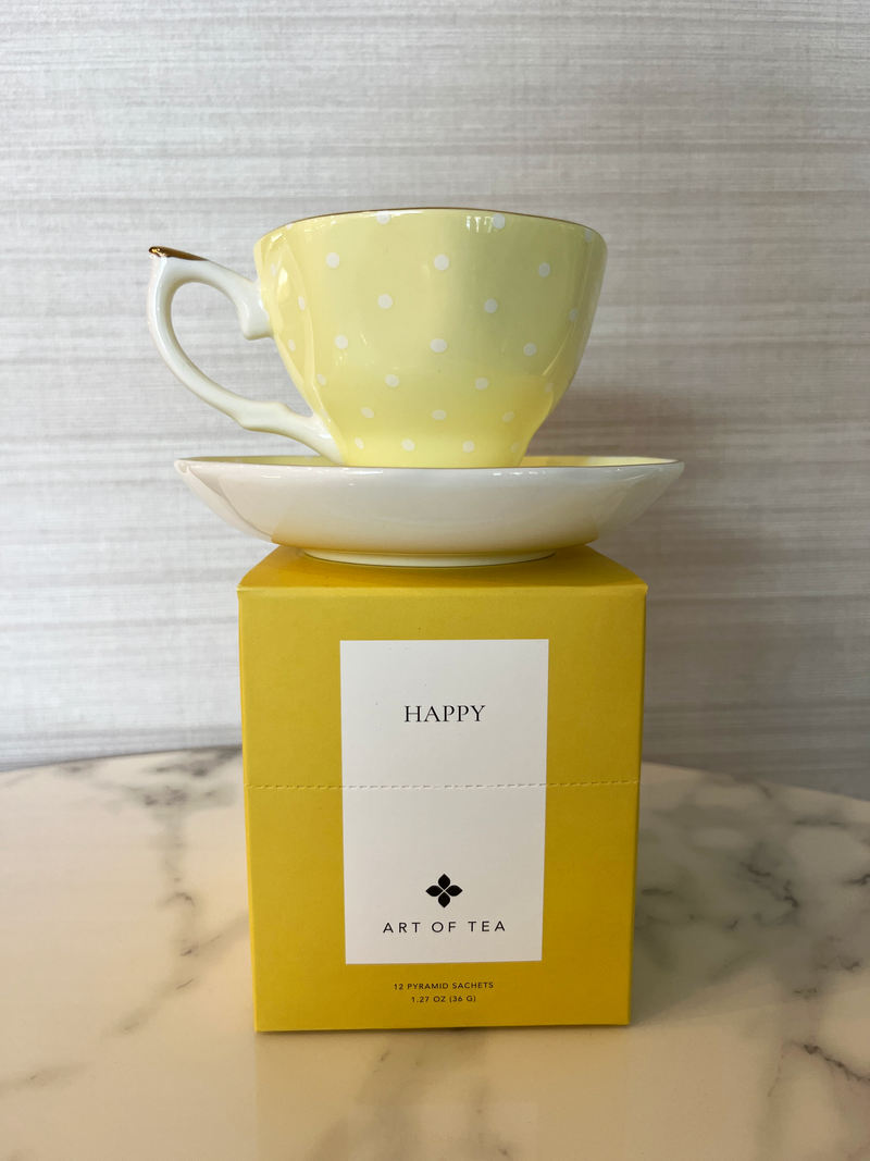 Happy Tea with assorted tea set