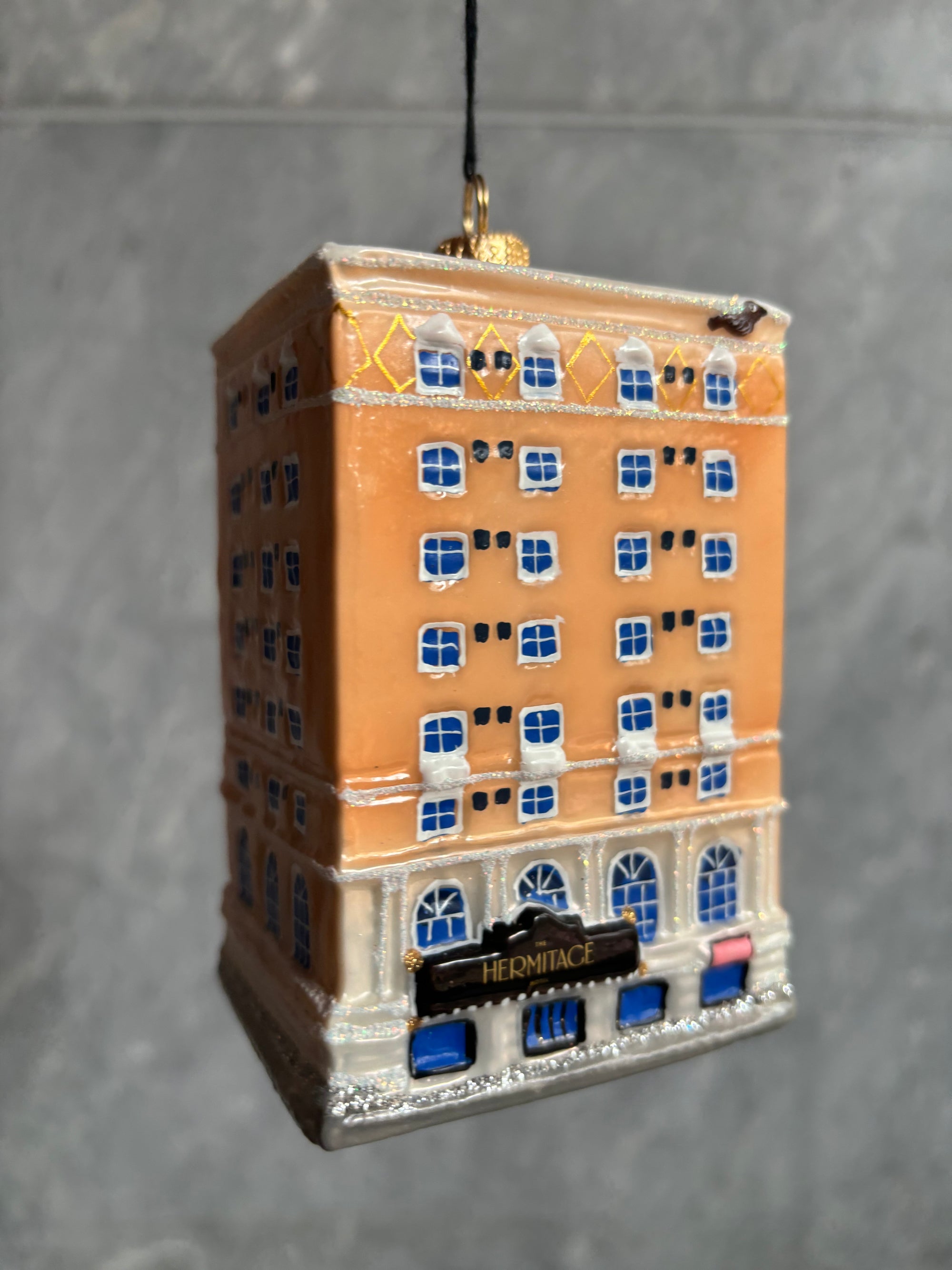 The Hermitage Hotel 3D Christmas Ornament
