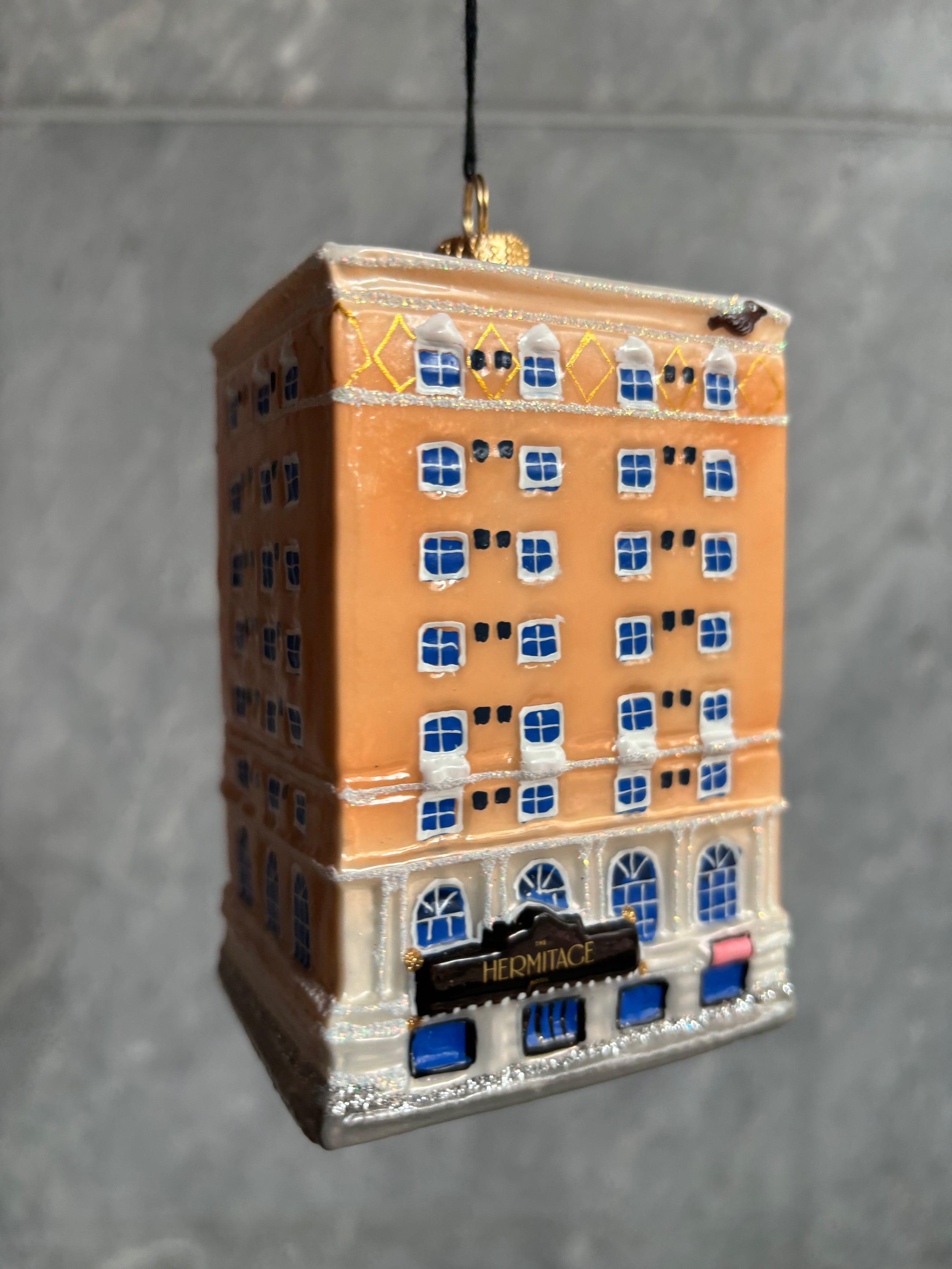 The Hermitage Hotel 3D Christmas Ornament