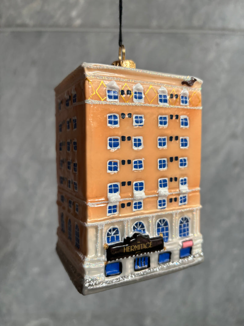 The Hermitage Hotel 3D Christmas Ornament