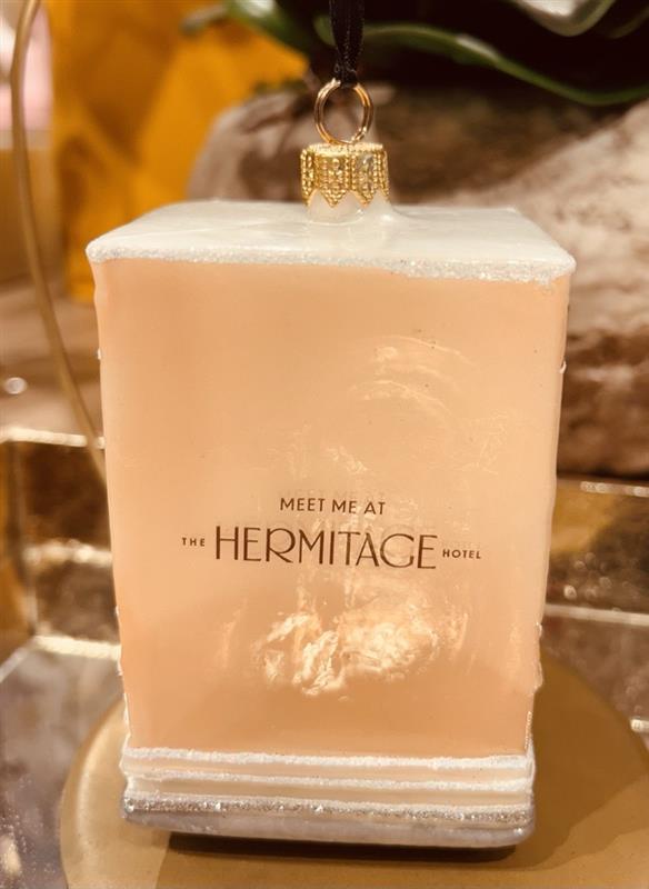 The Hermitage Hotel 3D Christmas Ornament